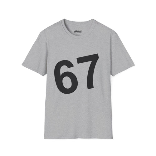 67 T-Shirt — Minimalist Graphic Tee