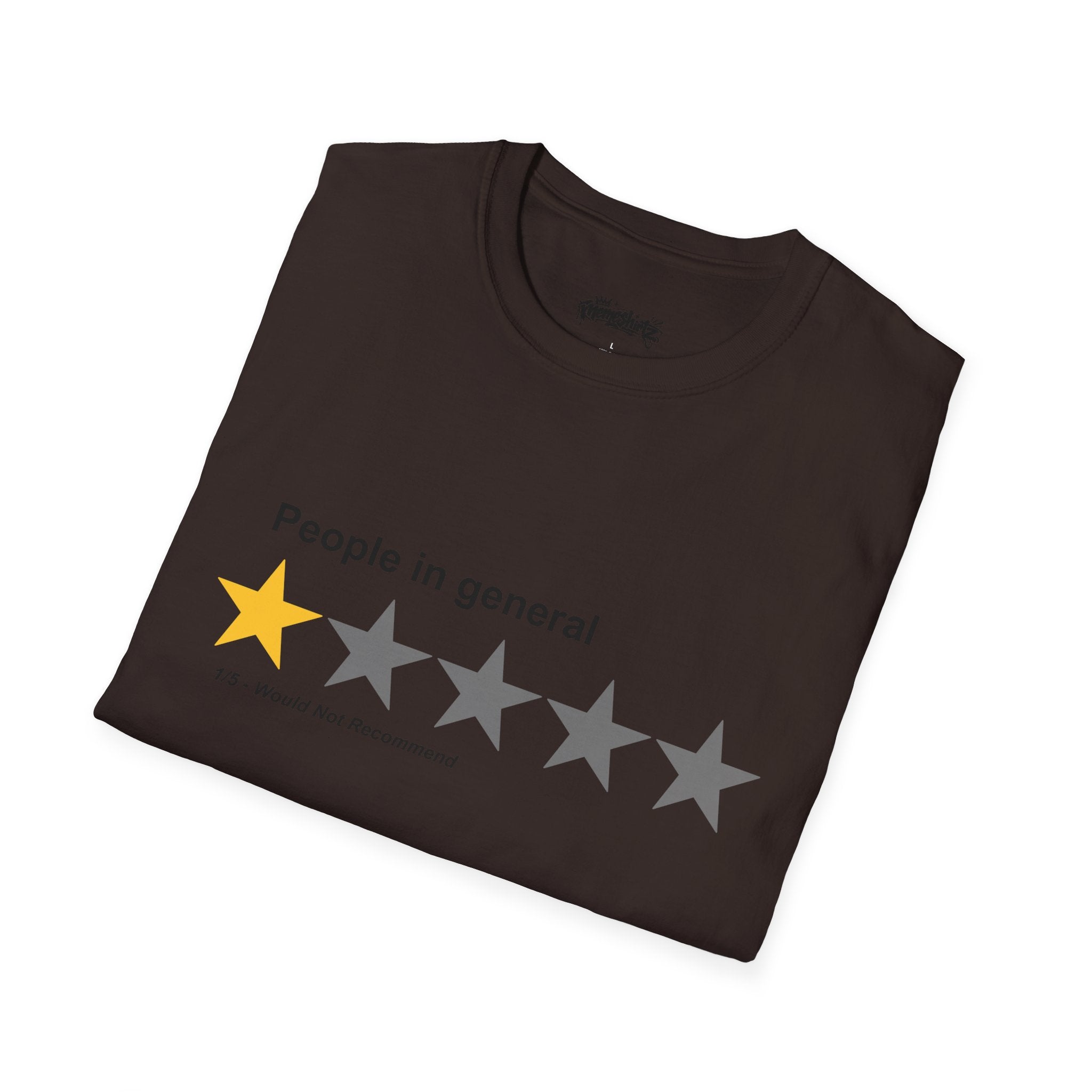 "People in General" 1-Star Rating ┃ T-shirt