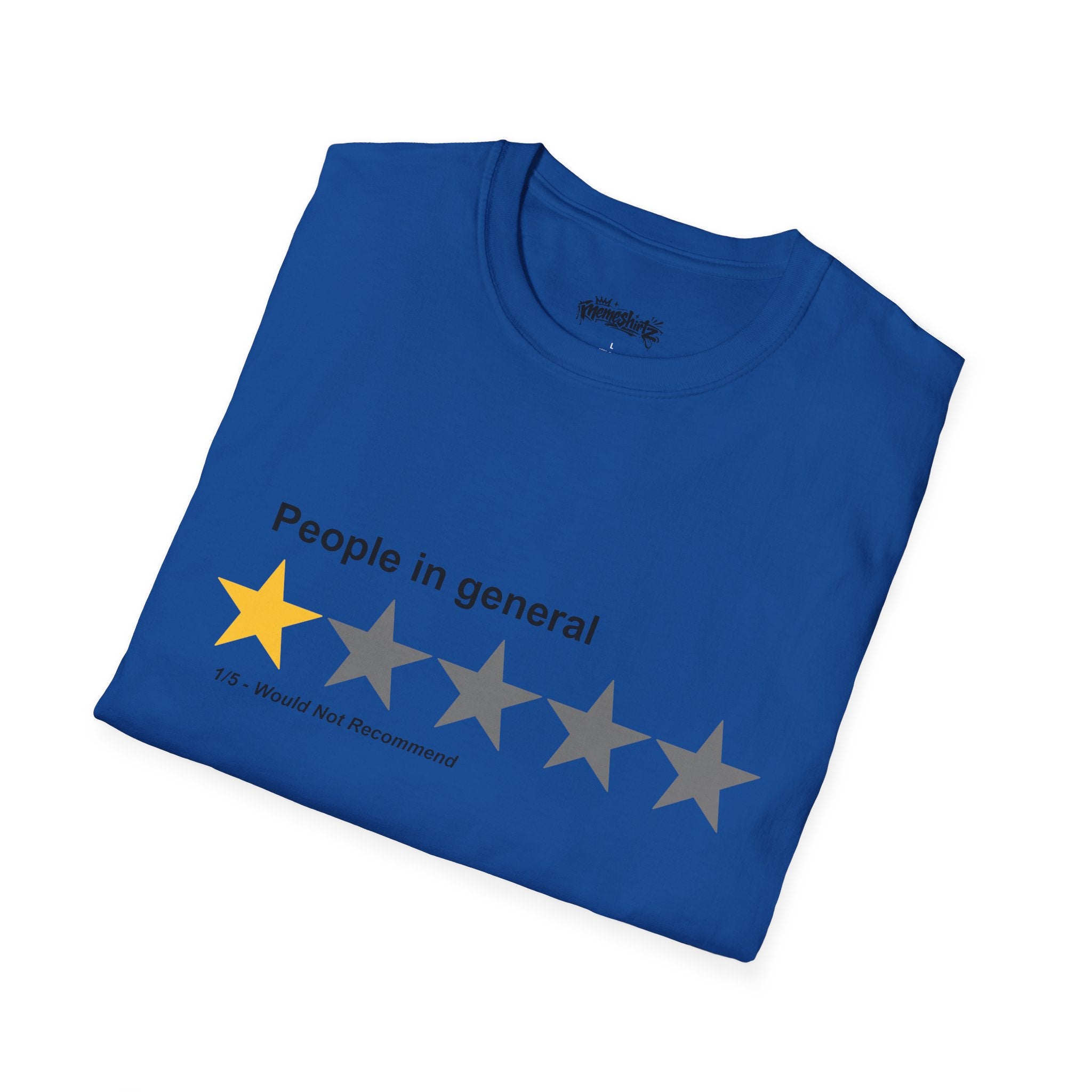 "People in General" 1-Star Rating ┃ T-shirt