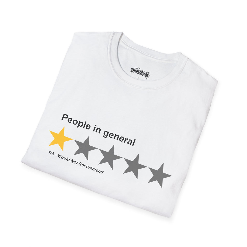 "People in General" 1-Star Rating ┃ T-shirt