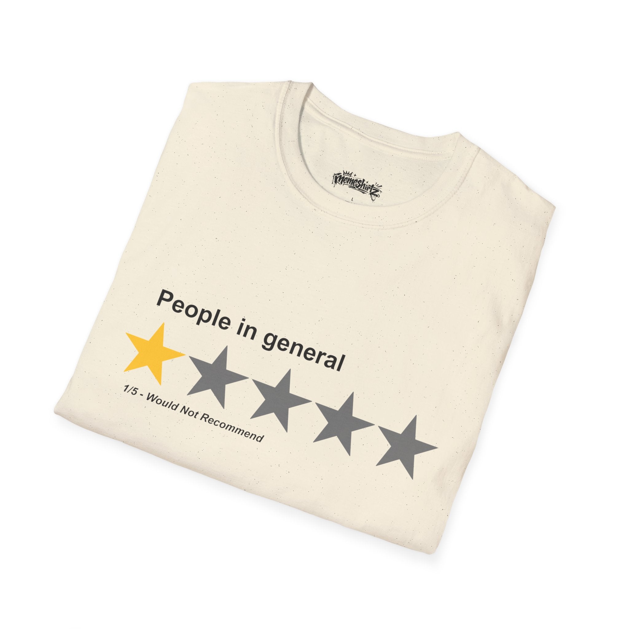 "People in General" 1-Star Rating ┃ T-shirt