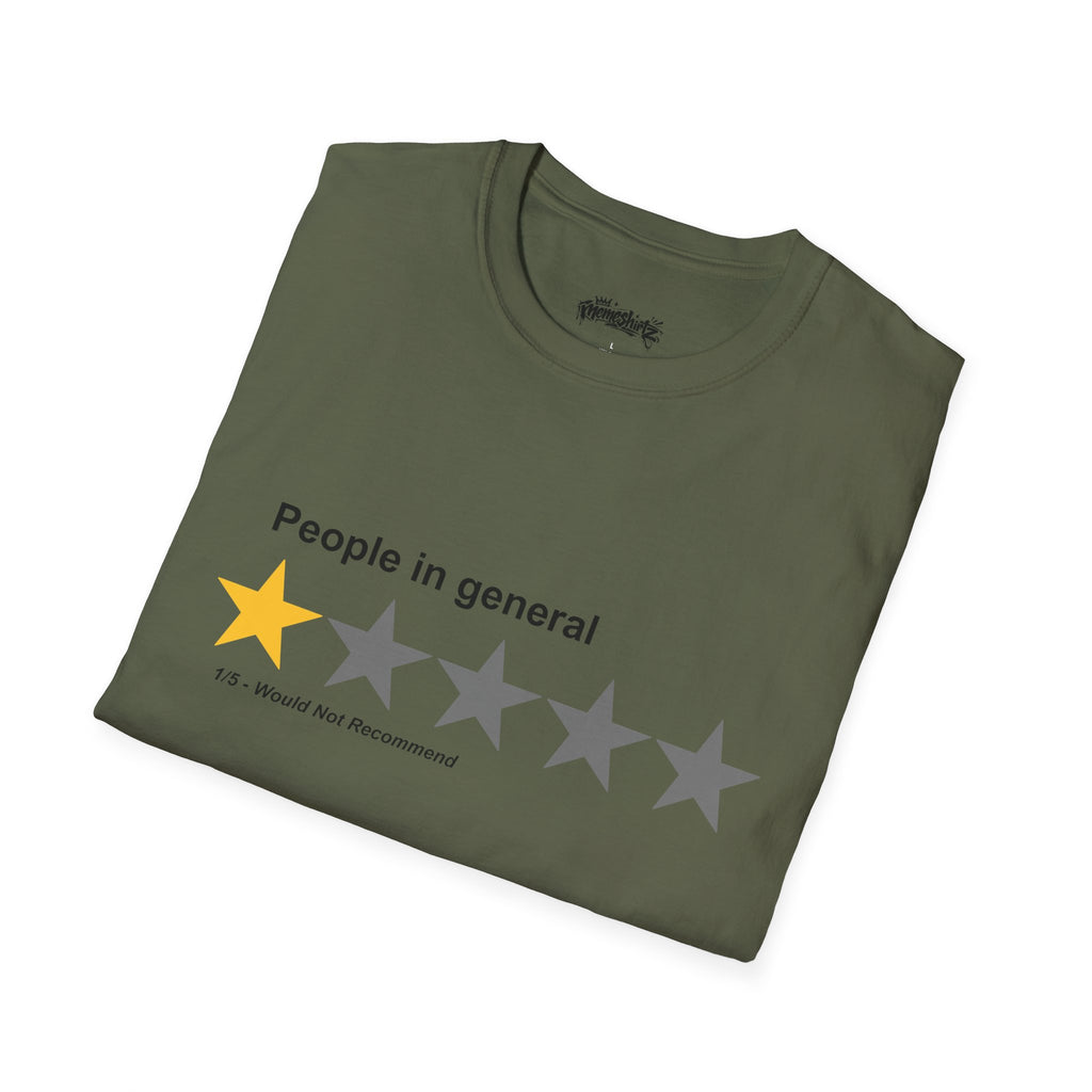 "People in General" 1-Star Rating ┃ T-shirt