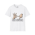 Graphic T-Shirt — Hand Signs "Six Seven" Casual Tee