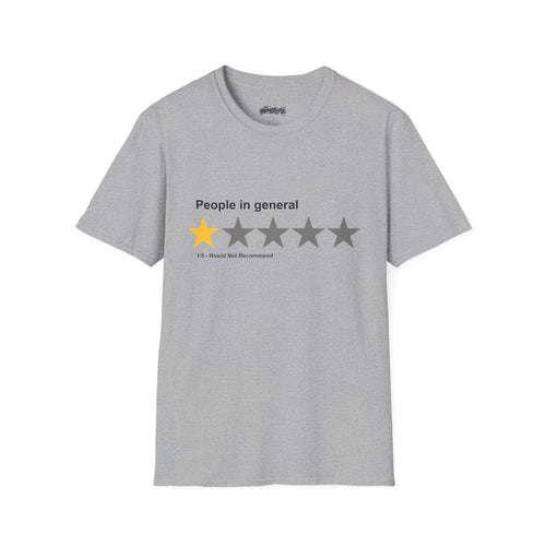 "People in General" 1-Star Rating ┃ T-shirt